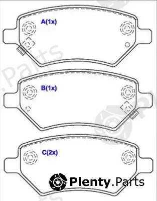 Eurorepar 1643073680 — Brake Pad Set, disc brake