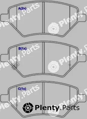 Eurorepar 1643073780 — Brake Pad Set, disc brake