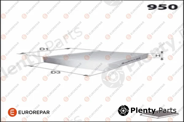 Eurorepar 1682950980 — Filter, cabin air