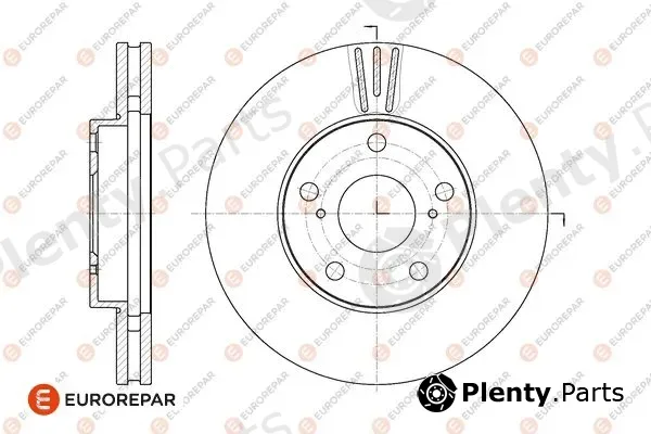 Eurorepar 1667867580 — Brake Disc