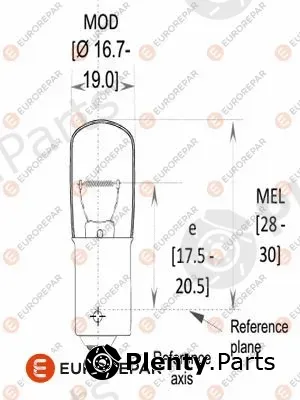 Eurorepar 1616431080 — Bulb, direction indicator
