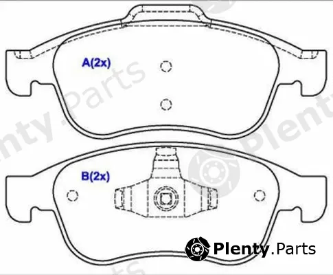 Eurorepar 1643071780 — Brake Pad Set, disc brake