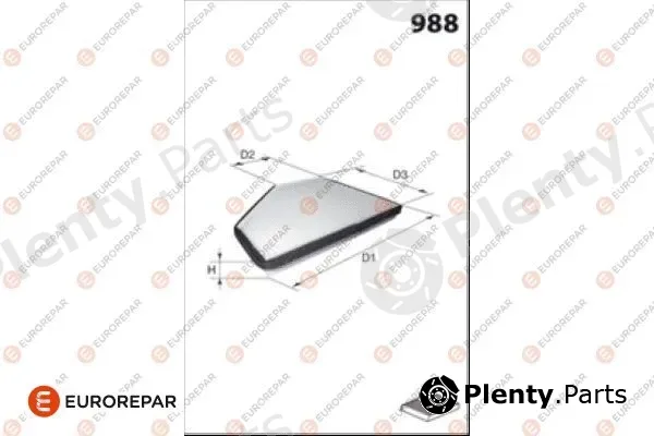 Eurorepar 1686263480 — Filter, cabin air