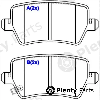 Eurorepar 1643073880 — Brake Pad Set, disc brake