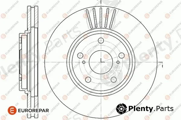 Eurorepar 1667867780 — Brake Disc