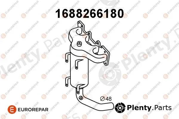 Eurorepar 1688266180 — Manifold Catalytic Converter