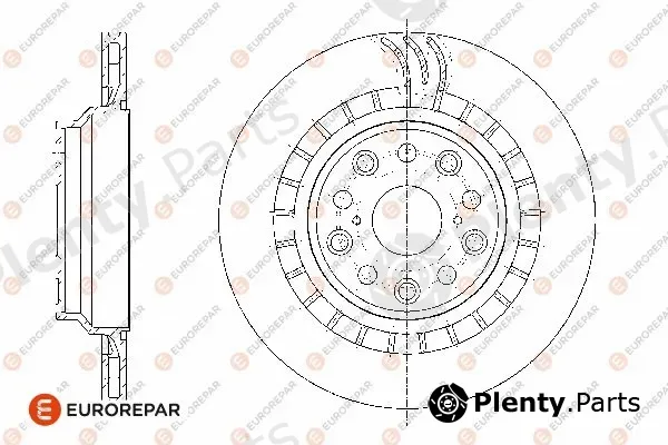Eurorepar 1667872580 — Brake Disc