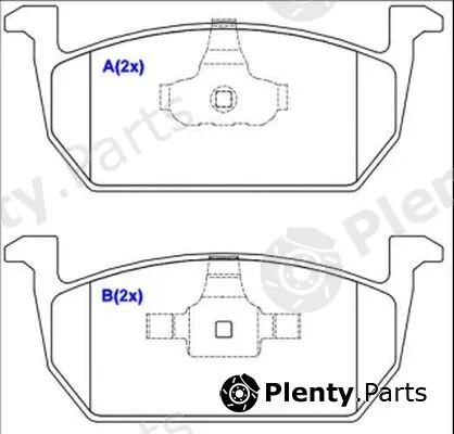 Eurorepar 1643073080 — Brake Pad Set, disc brake