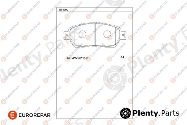 Eurorepar 1681269280 — Brake Pad Set, disc brake