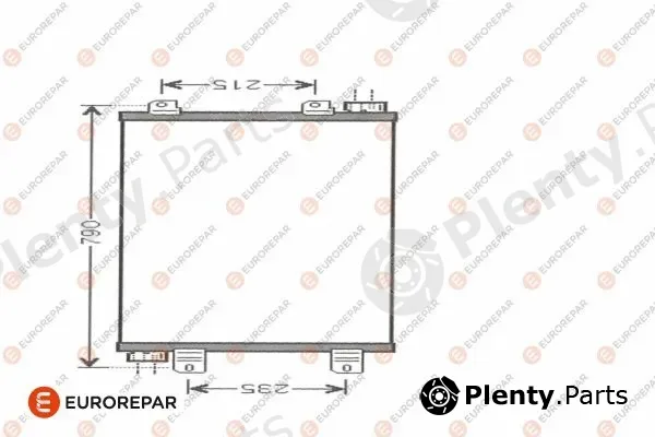 Eurorepar 1609636280 — Condenser, air conditioning