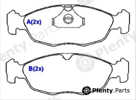 Eurorepar 1635833480 — Brake Pad Set, disc brake