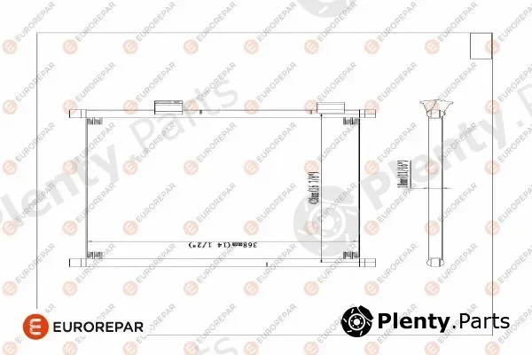 Eurorepar 1609636080 — Condenser, air conditioning