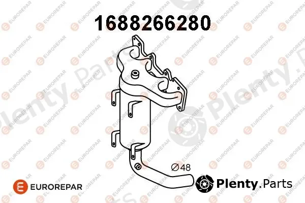 Eurorepar 1688266280 — Manifold Catalytic Converter