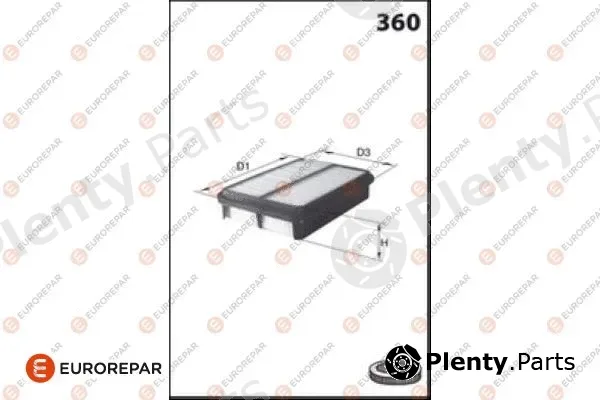 Eurorepar 1682256180 — Air Filter