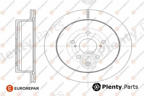 Eurorepar 1642779980 — Brake Disc