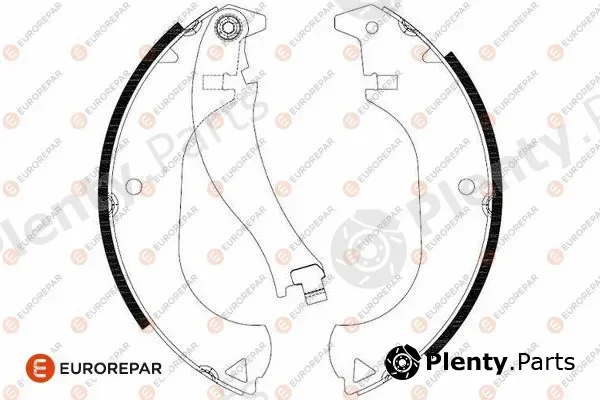 Eurorepar 1643186980 — Brake Shoe Set