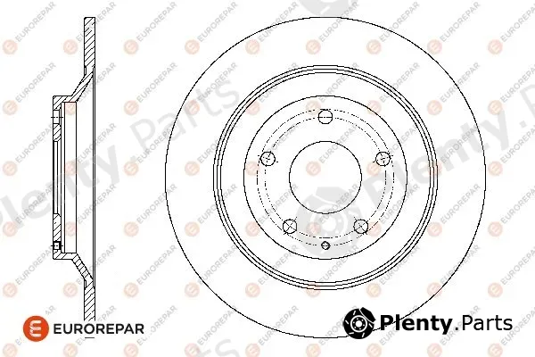 Eurorepar 1667866780 — Brake Disc