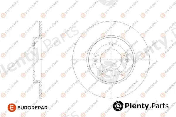 Eurorepar 1676011980 — Brake Disc