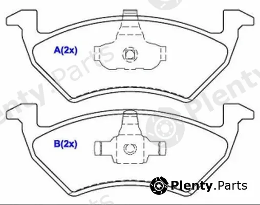 Eurorepar 1636487880 — Brake Pad Set, disc brake