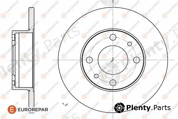 Eurorepar 1618867280 — Brake Disc