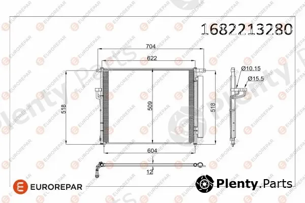 Eurorepar 1682213280 — Condenser, air conditioning