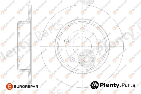 Eurorepar 1667866580 — Brake Disc