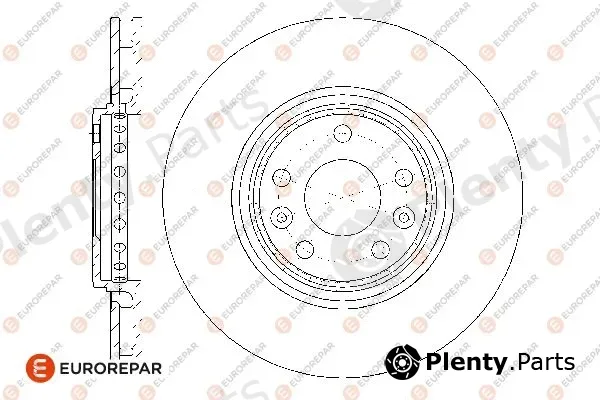 Eurorepar 1667872680 — Brake Disc