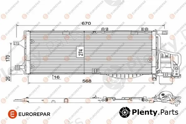 Eurorepar 1610160980 — Condenser, air conditioning
