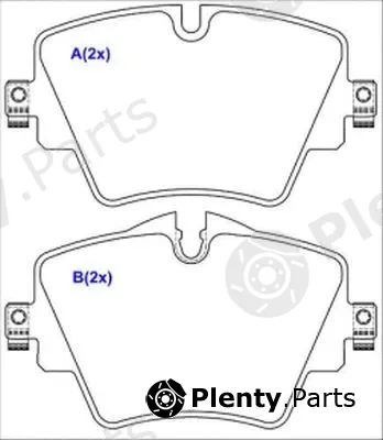 Eurorepar 1643074980 — Brake Pad Set, disc brake