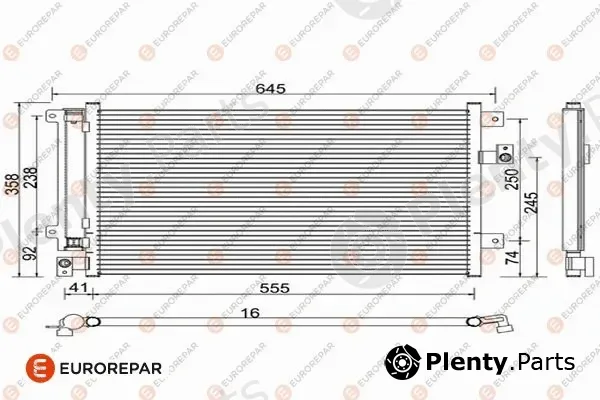 Eurorepar 1610162480 — Condenser, air conditioning
