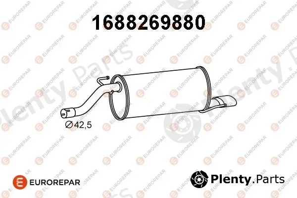 Eurorepar 1688269880 — Rear Muffler
