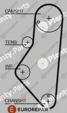 Eurorepar 1633128480 — Timing Belt