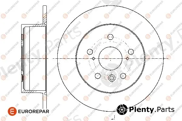 Eurorepar 1667866180 — Brake Disc