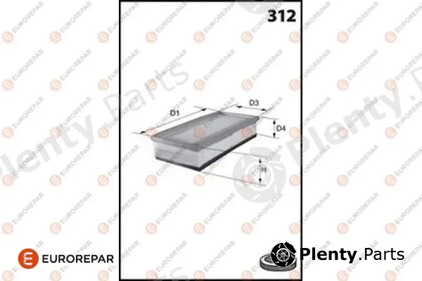 Eurorepar 1682341780 — Air Filter