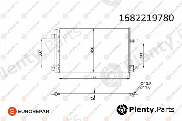 Eurorepar 1682219780 — Condenser, air conditioning