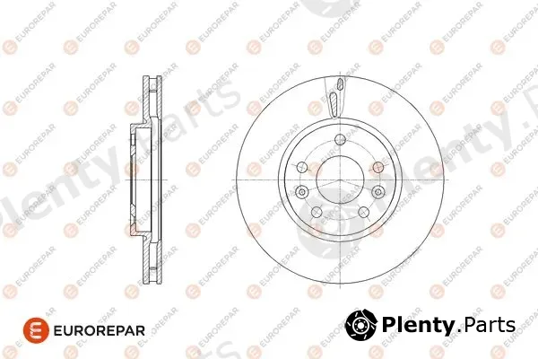 Eurorepar 1676011180 — Brake Disc