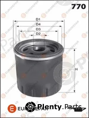Eurorepar 1611660080 — Oil Filter