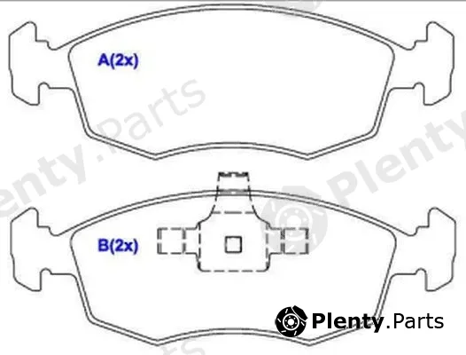 Eurorepar 1636487080 — Brake Pad Set, disc brake