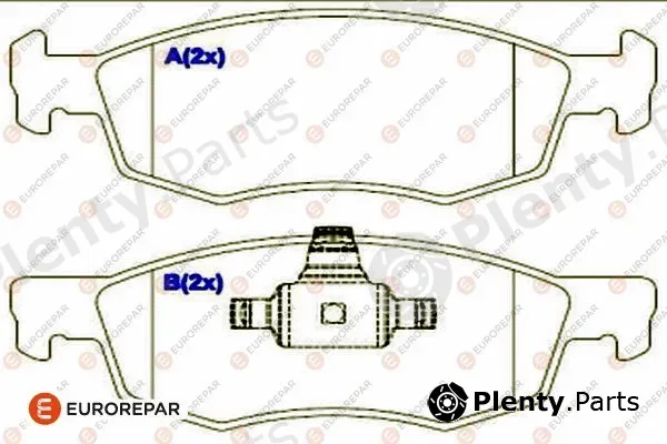 Eurorepar 1686755780 — Brake Pad Set, disc brake