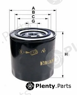 Diamax DL1146 — Oil Filter