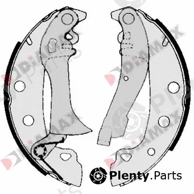 Diamax N01145 — Brake Shoe Set