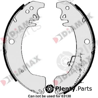 Diamax N01036 — Brake Shoe Set