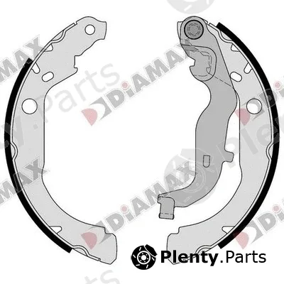 Diamax N01380 — Brake Shoe Set