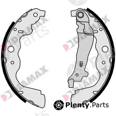 Diamax N01096 — Brake Shoe Set