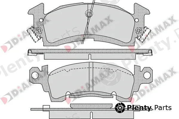 Diamax N09298 — Brake Pad Set, disc brake