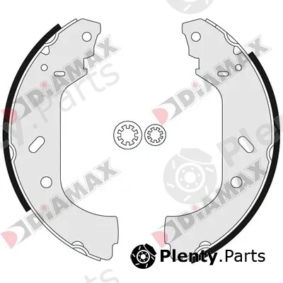 Diamax N01034 — Brake Shoe Set