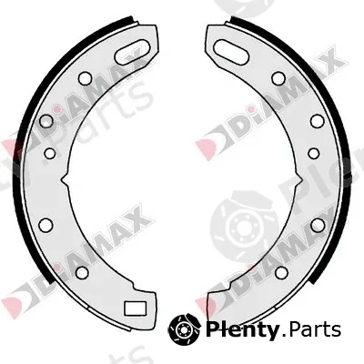 Diamax N01155 — Brake Shoe Set