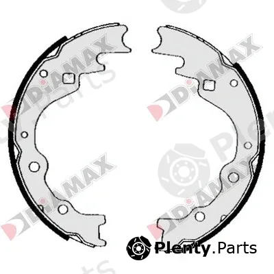 Diamax N01072 — Brake Shoe Set