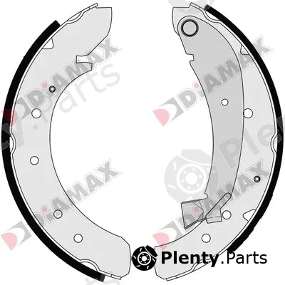 Diamax N01045 — Brake Shoe Set