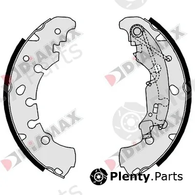 Diamax N01346 — Brake Shoe Set